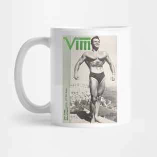 VIM Physique Magazine - Vintage Physique Muscle Male Model Magazine Cover Mug